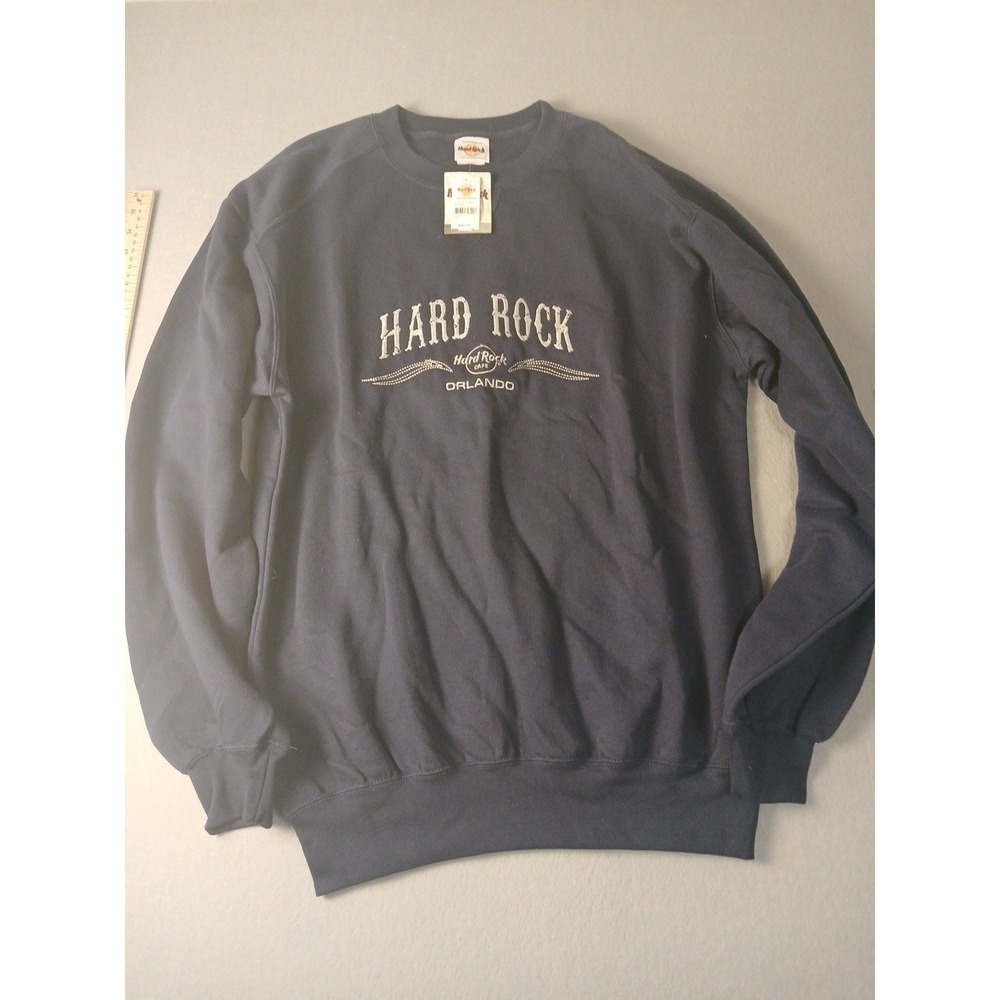 Sweatshirt Hard Rock Orlando Size Large Blue